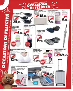 Anteprima del volantino Ipercoop volantino valido a partire dal 10/09/2026 | Pagina: 35 | Prodotti: Reggiseno, Ciabatte, Data, Trolley