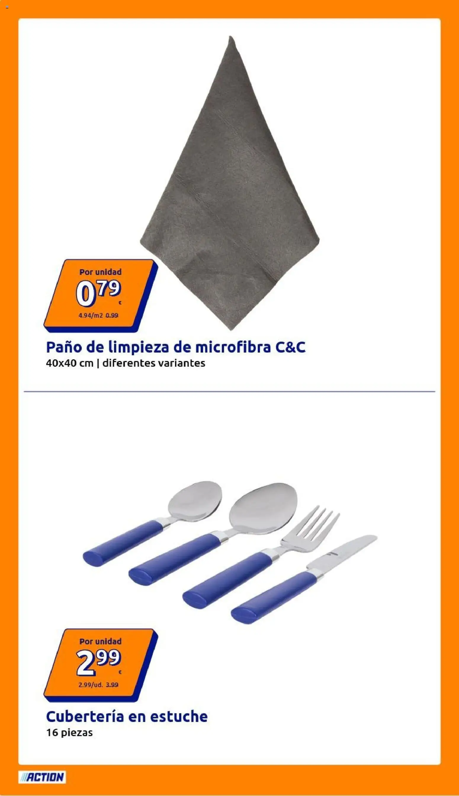 Action folleto │ válido desde el 24/06/2026 | Página: 8 | Productos: Cubertería