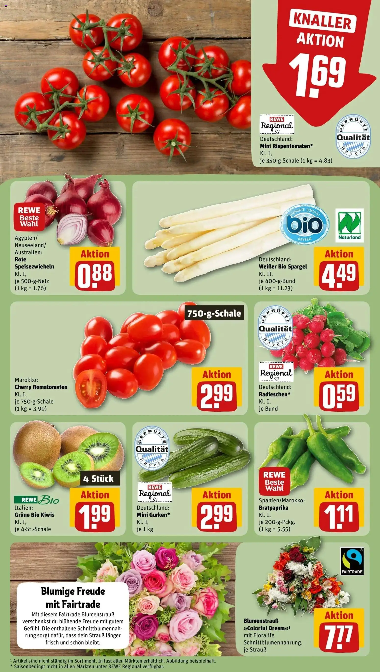 Rewe Prospekt Augsburg	 – gültig ab 10.05.2026 | Seite: 9 | Produkte: Spargel
