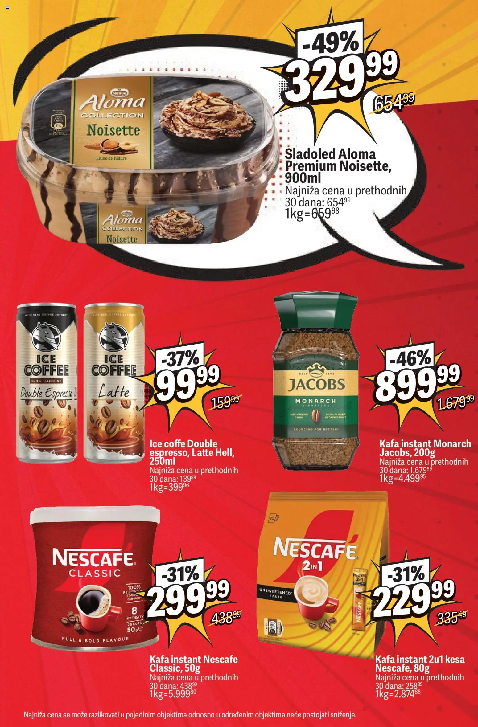 Maxi katalog - važi od 09.07.2026 | Strana: 9 | Proizvode: Sladoled, Kafa, Nescafé