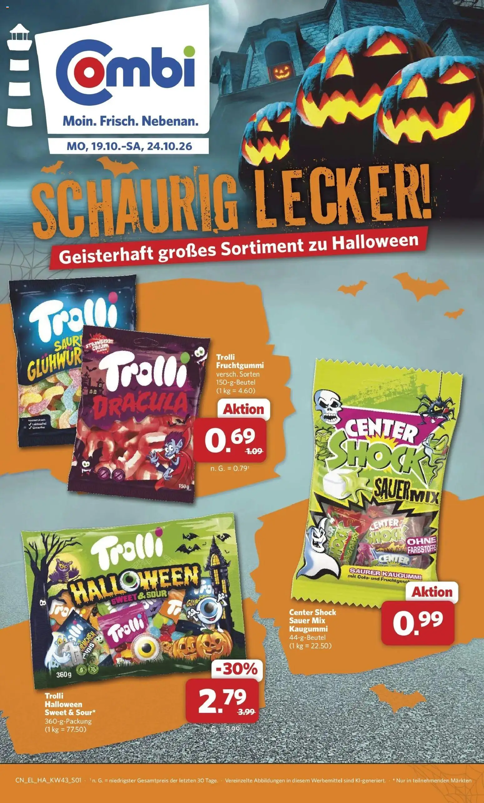 Combi Prospekt Twistringen (ab 19.10.2026) zum Blättern | Seite: 1 | Produkte: Cola, Kaugummi