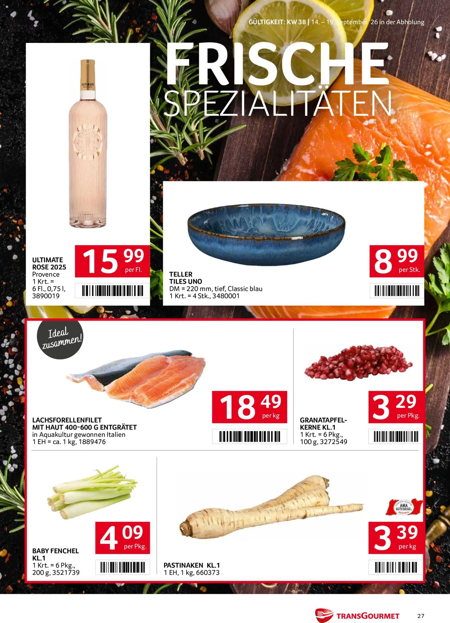 Transgourmet Flugblatt gültig ab 14.09.2026 | Seite: 26