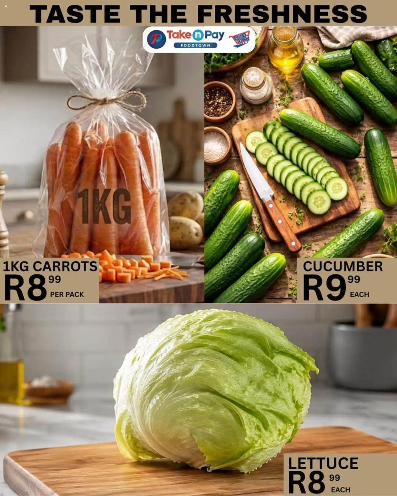 New Take n Pay catalogue – valid from 04/09/2026 | Page: 15 | Products: Carrots, Lettuce