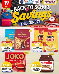 Take n Pay specials catalogue – valid from 19/07/2026