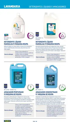 Pré-visualização Makro Especial Limpeza 2026 válido de 20.05.2026 | Página: 34 | Produtos: Perfume, Fragrância, Sabão, Roupas