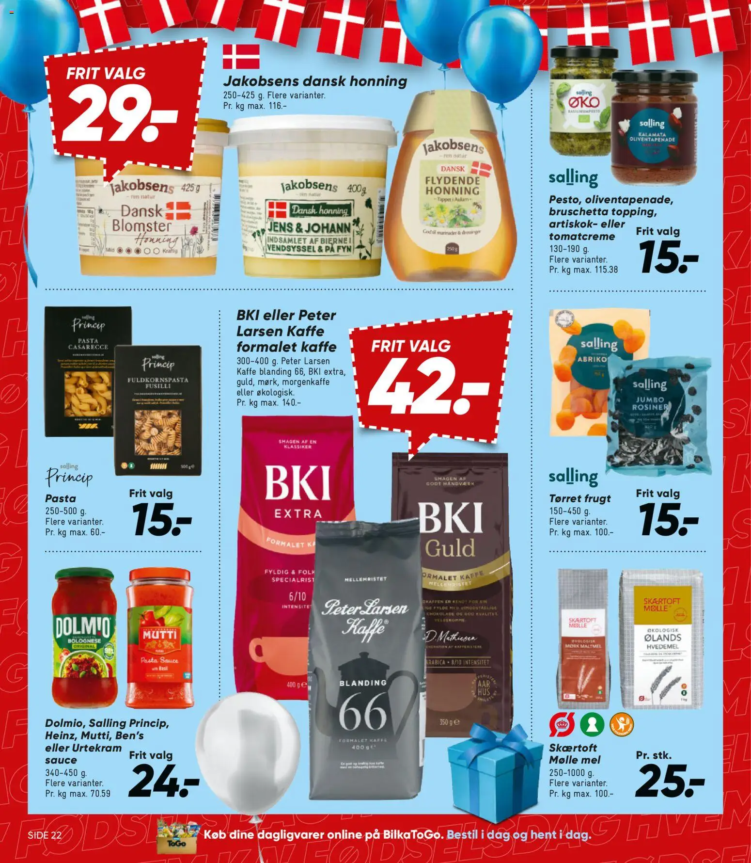 Bilka tilbudsavis – gyldig fra 04/09/2026 | Side: 28 | Produkter: Chokolade, Rosiner, Mel, Artiskok