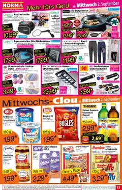 Norma Flugblatt ab 31.08.2026 gültig | Seite: 13 | Produkte: Erdnüsse, Tasche, Spiegel, Geröstet