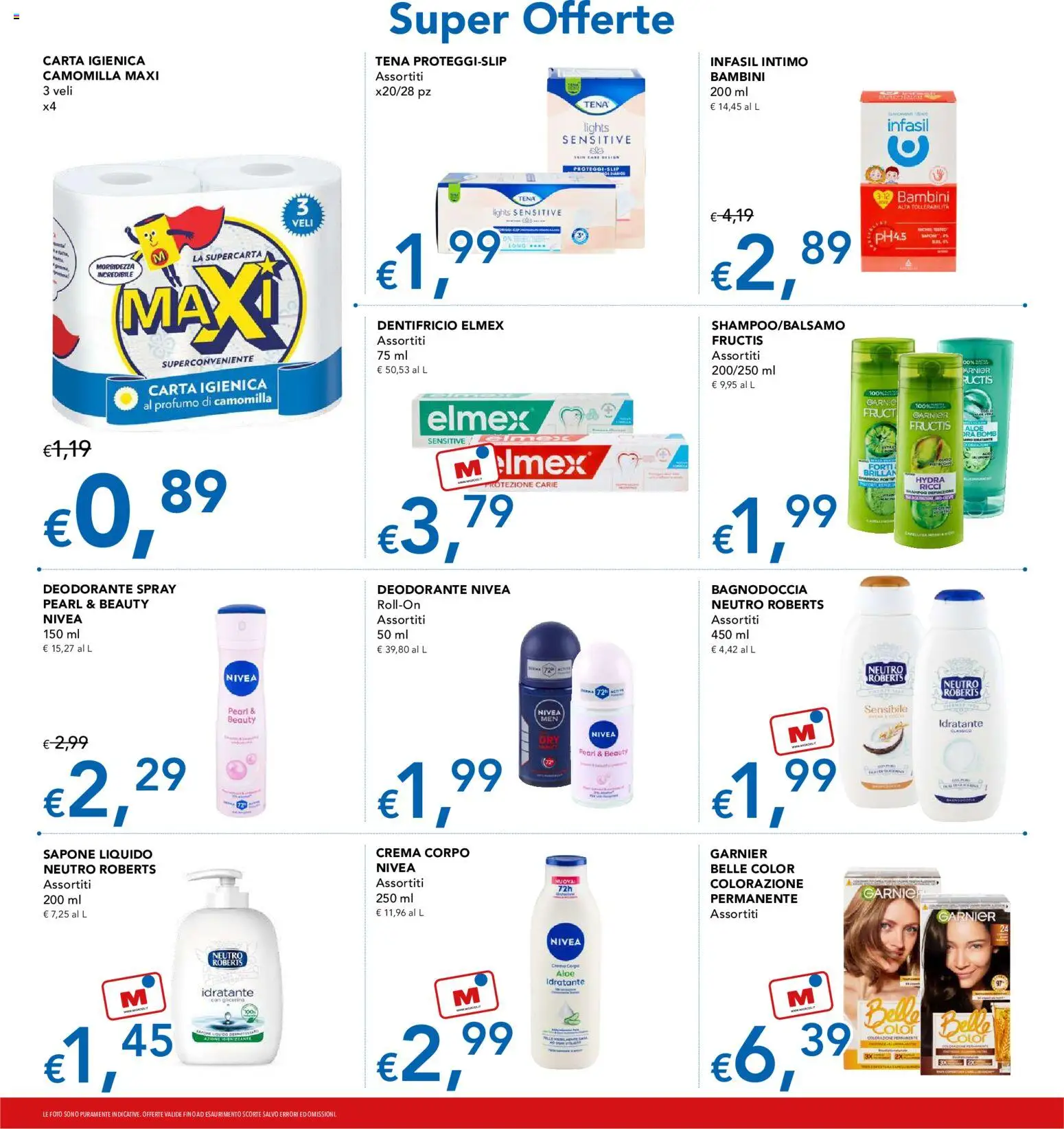 Volantino Migross del 30/07/2026 | Pagina: 14 | Prodotti: Carta igienica, Sapone, Deodorante, Intimo