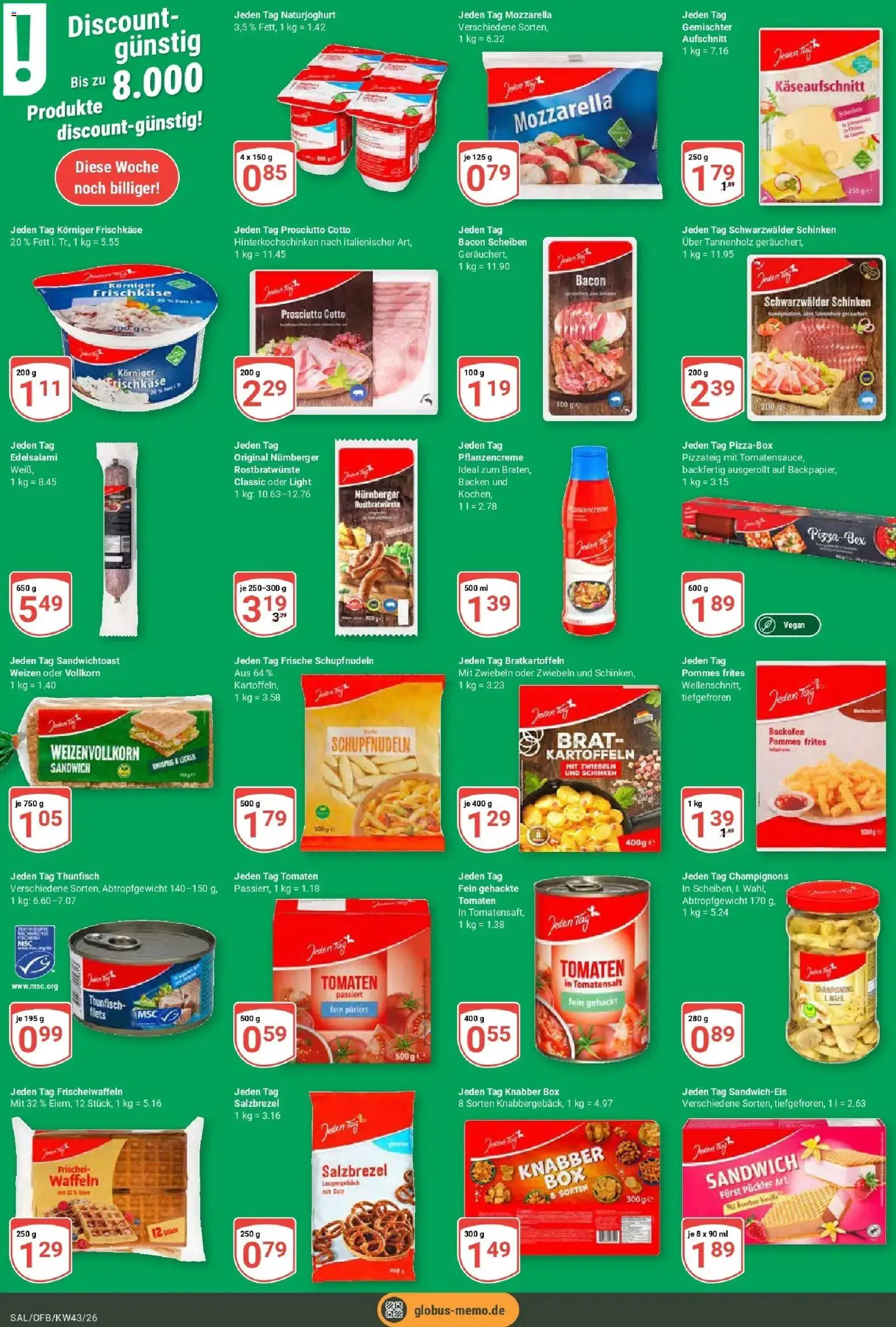 Globus Prospekt St. Wendel (ab 19.10.2026) » Angebote online | Seite: 11 | Produkte: Thunfisch, Box, Pommes frites, Kartoffeln