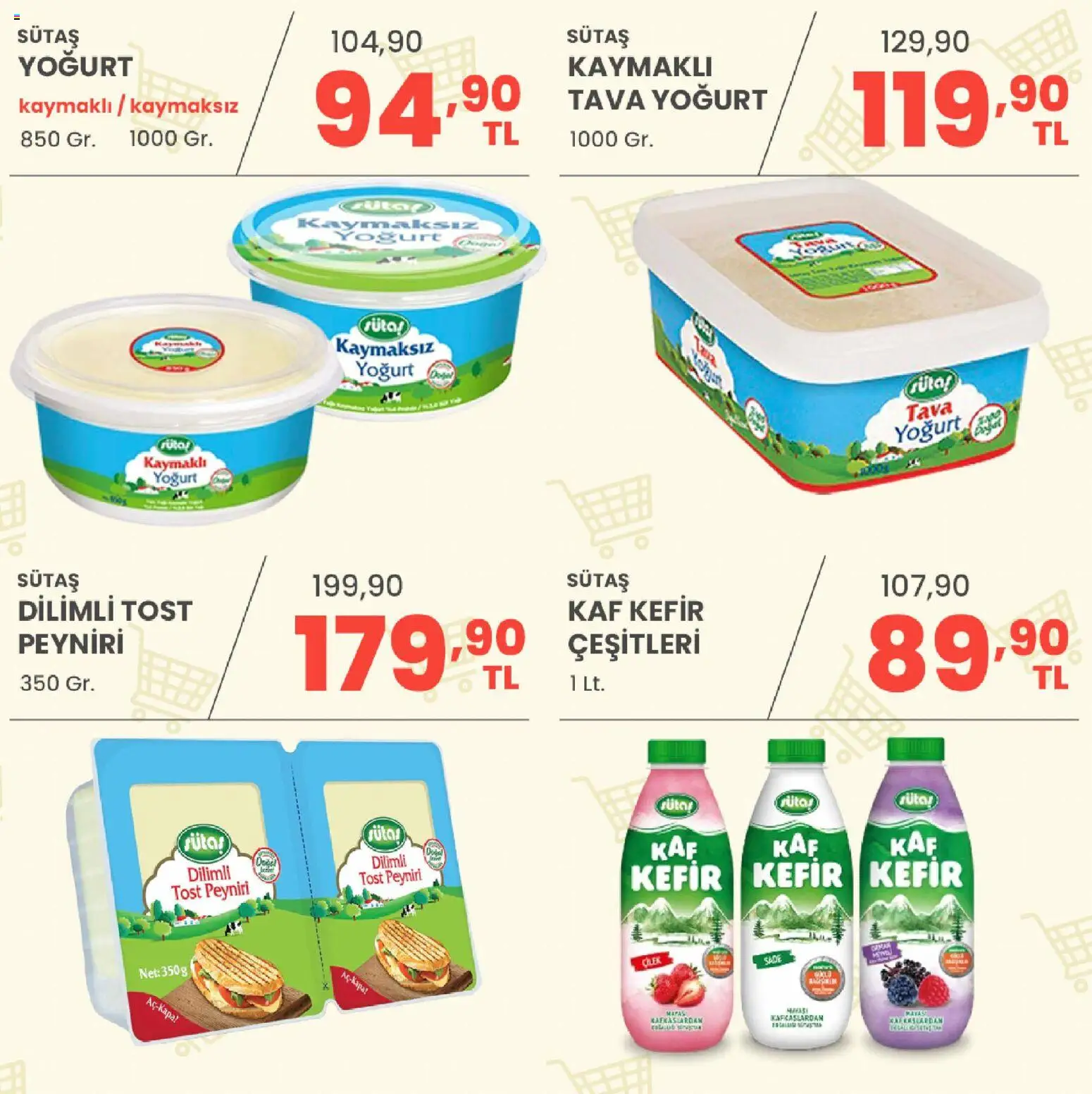 Sarıyer Katalog - 02 Ekim 2026 tarihinden itibaren geçerlidir | Sayfa: 10 | Ürünler: Kefir, Yoğurt
