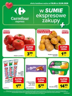 Pogląd oferty "Carrefour gazetka - Express" - ważna od 16.06.2026