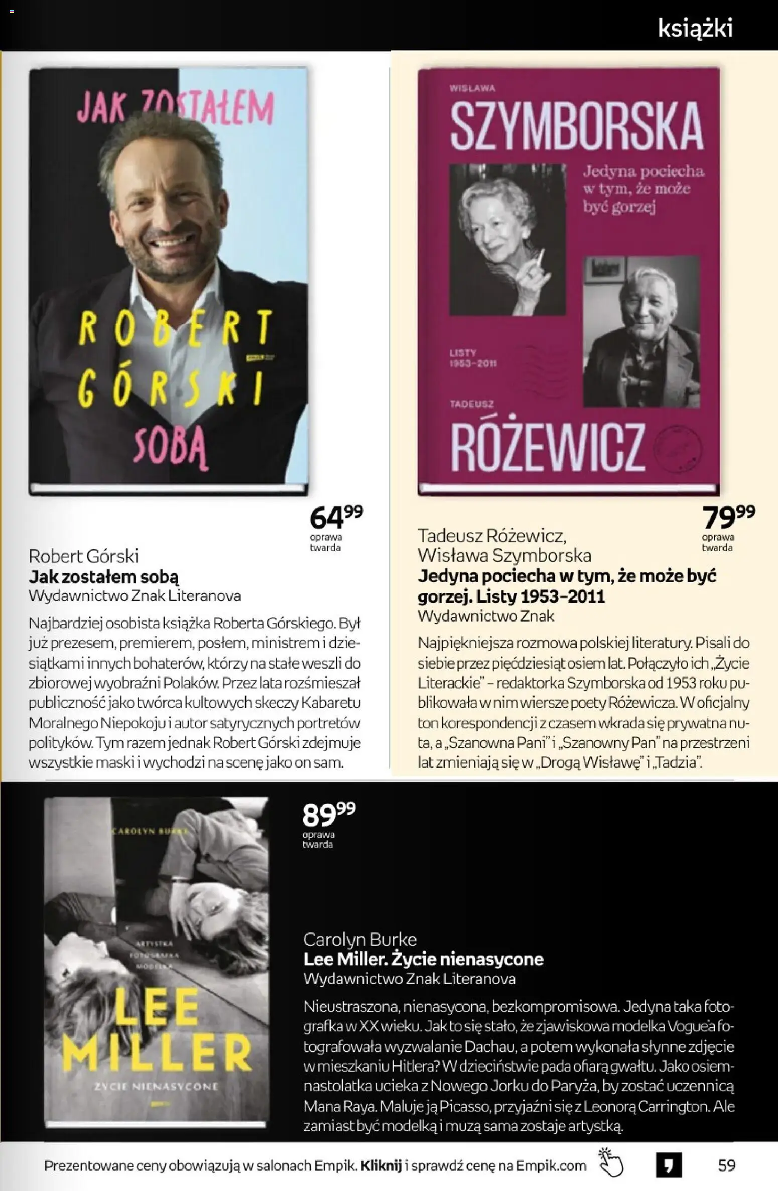 Empik Black Weeks od 28.10.2026 | Strona: 59 | Produkty: Książki, Maski