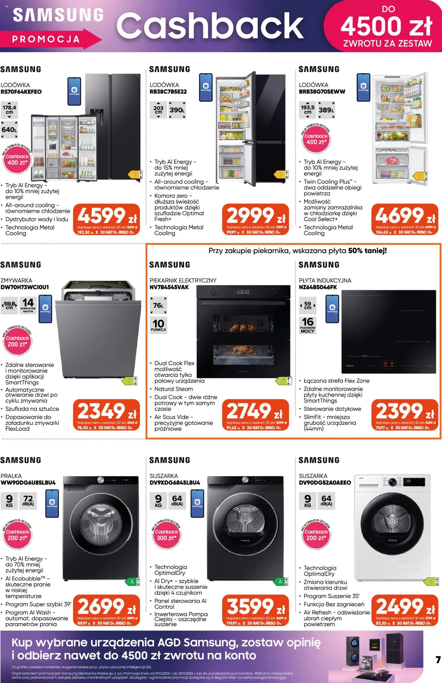 Max elektro Black Friday od 29.10.2026 | Strona: 7 | Produkty: Lodówka, Zmywarka, Plyty, Sztućce