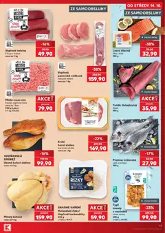 Náhled letáku Mleté maso mix, hovězí, vepřové maso, 500 g balení od 14.10.2026 | Strana: 13