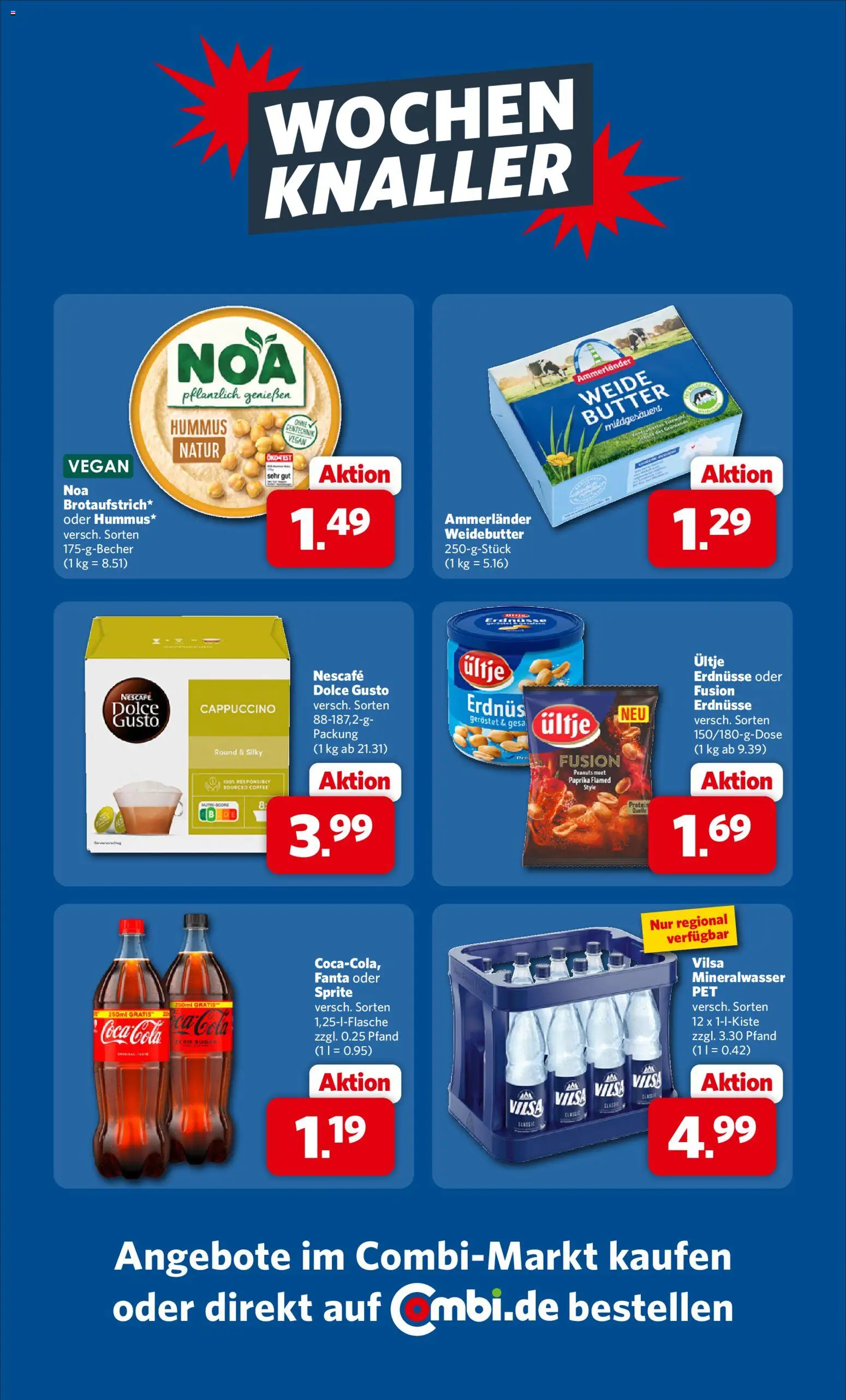 Combi Prospekt – gültig ab 19.10.2026 | Seite: 26 | Produkte: Erdnüsse, Fanta, Sprite, Dolce gusto