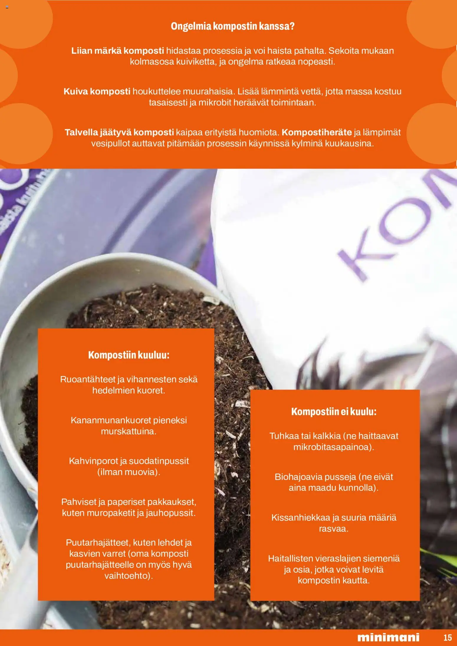 Minimani kuvasto - GreenCare – voimassa 18.05.2026 alkaen | Sivu: 15 | Tuotteet: Komposti, Voi