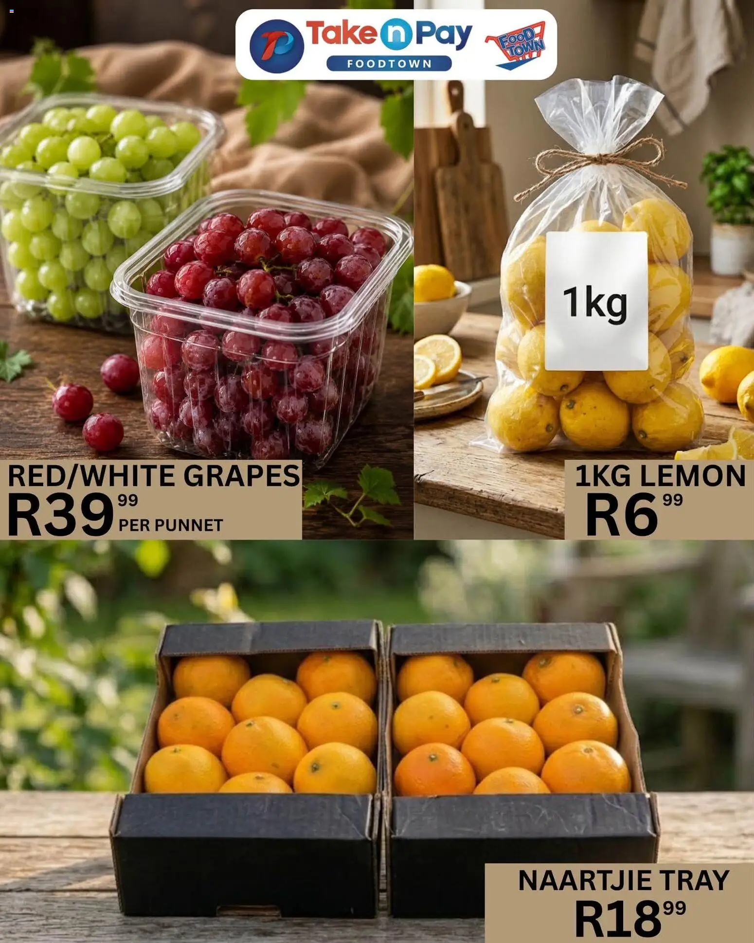 New Take n Pay catalogue – valid from 07/08/2026 | Page: 13 | Products: Tray, Lemon, Grapes
