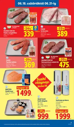 PIKOK Sertéssonka, Füstölt, főtt - amely érvényes a következő dátumtól: 18.06.2026 | Oldal: 5