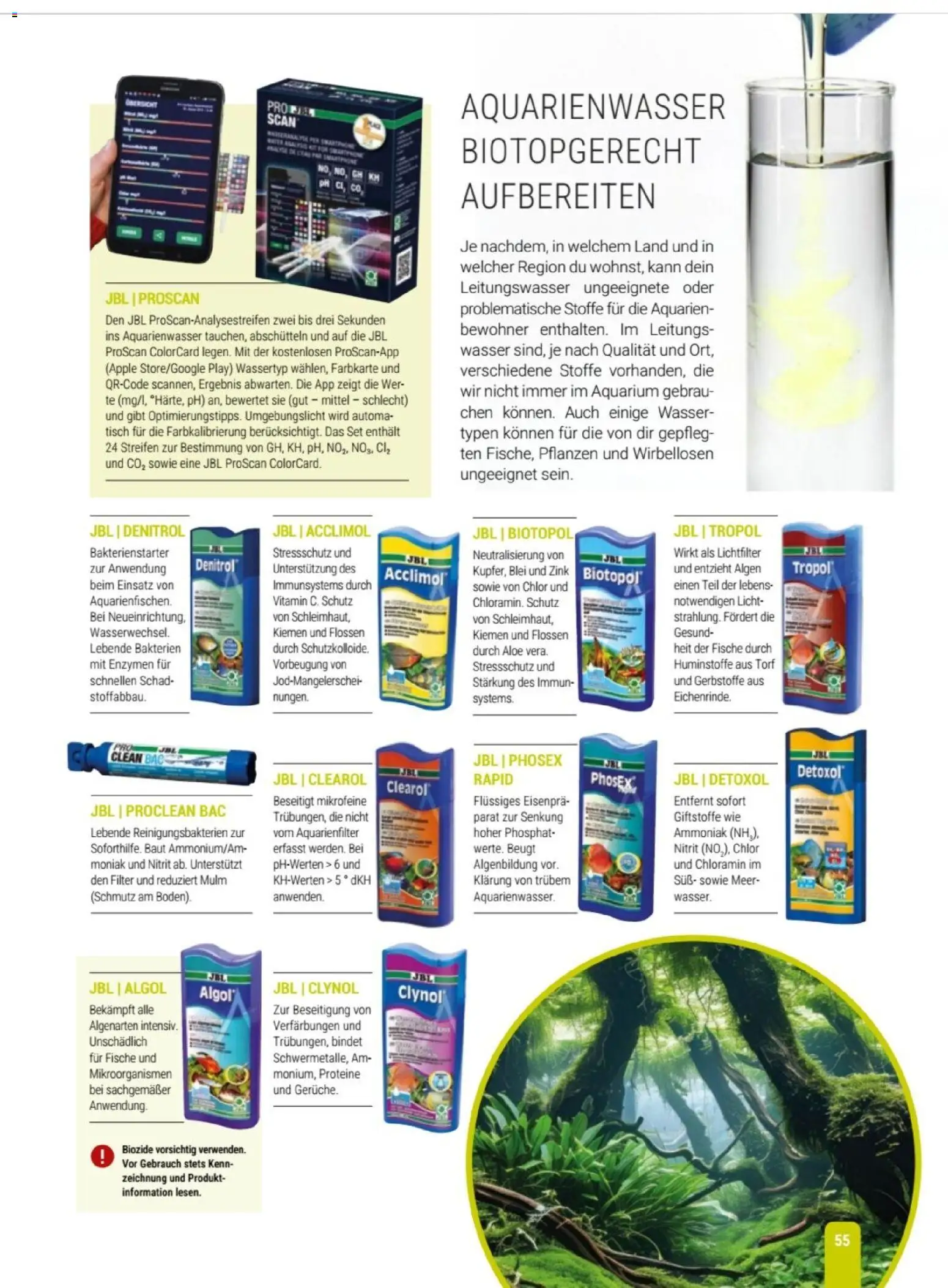 zookauf Themenkatalog Aqua – gültig ab 01.10.2026 | Seite: 55 | Produkte: Tisch, Torf, Apple, Wasser