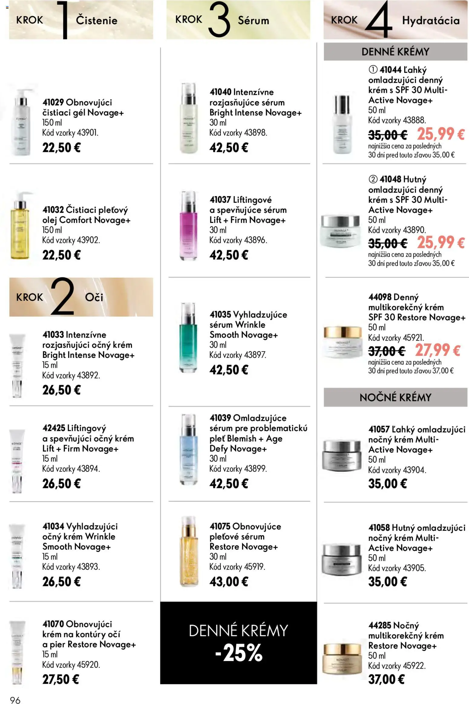 Nové Oriflame akcie – leták je platný od 17.06.2026 | Strana: 96 | Produkty: Olej, Krém