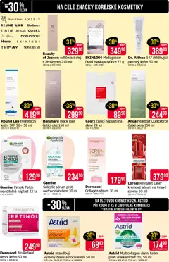 Náhled letáku Cosrx čistící náplasti na akné 24 ks, Čistící náplasti na akné 24 ks od 23.04.2026 | Strana: 6 | Produkty: Náplasti na akné, Sérum, Náplast, Hydratační krém