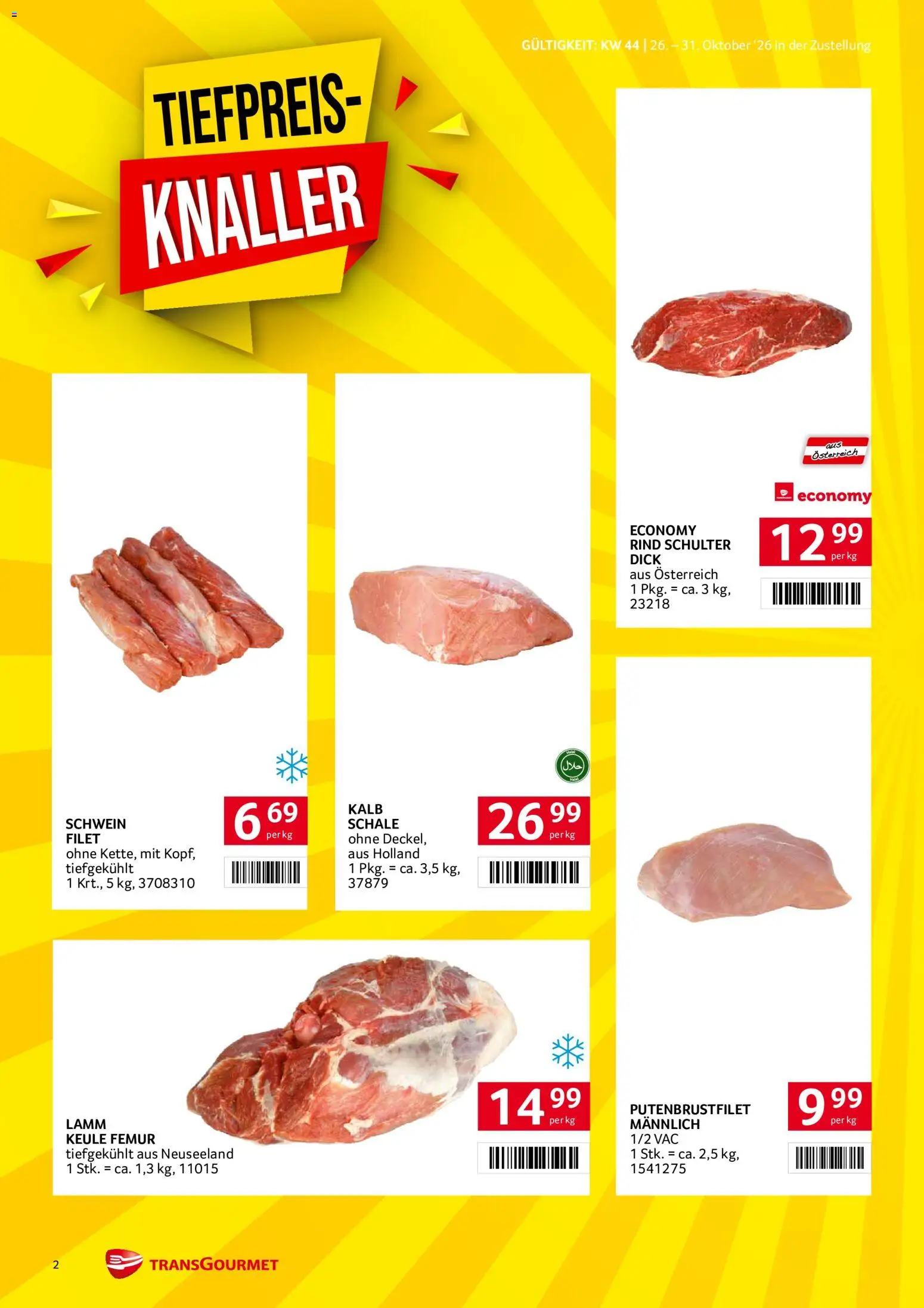 Transgourmet Flugblatt gültig ab 26.10.2026 | Seite: 2