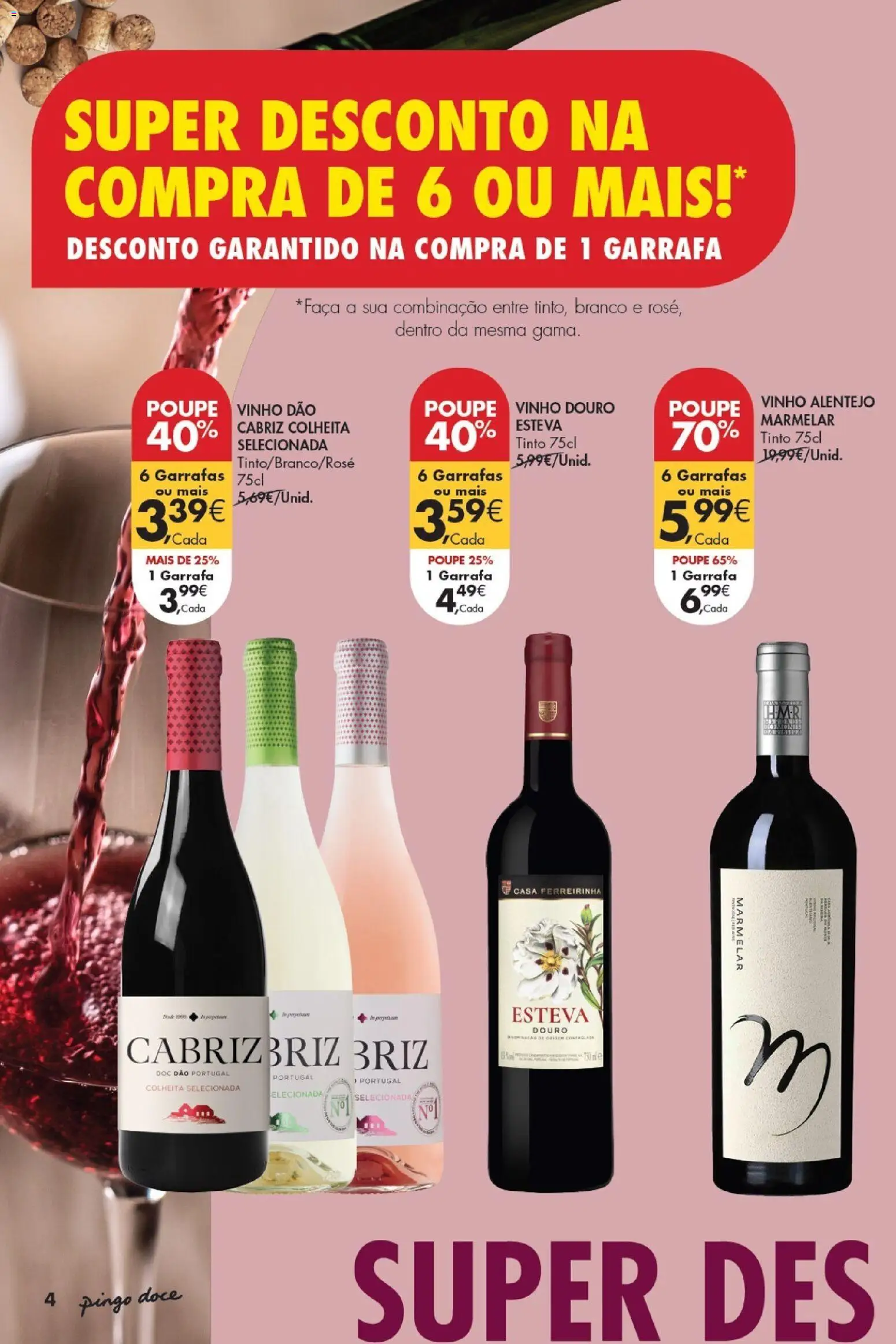 Pingo Doce - Vinhos e Sabores de Portugal Madeira │ válido de 15/09/2026 | Página: 4 | Produtos: Vinho
