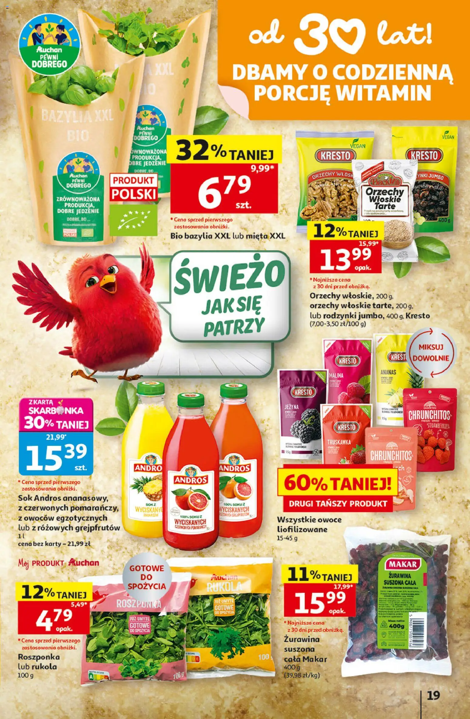 Auchan gazetka - 30 Lat Hipermarket od 05.06.2026 | Strona: 19