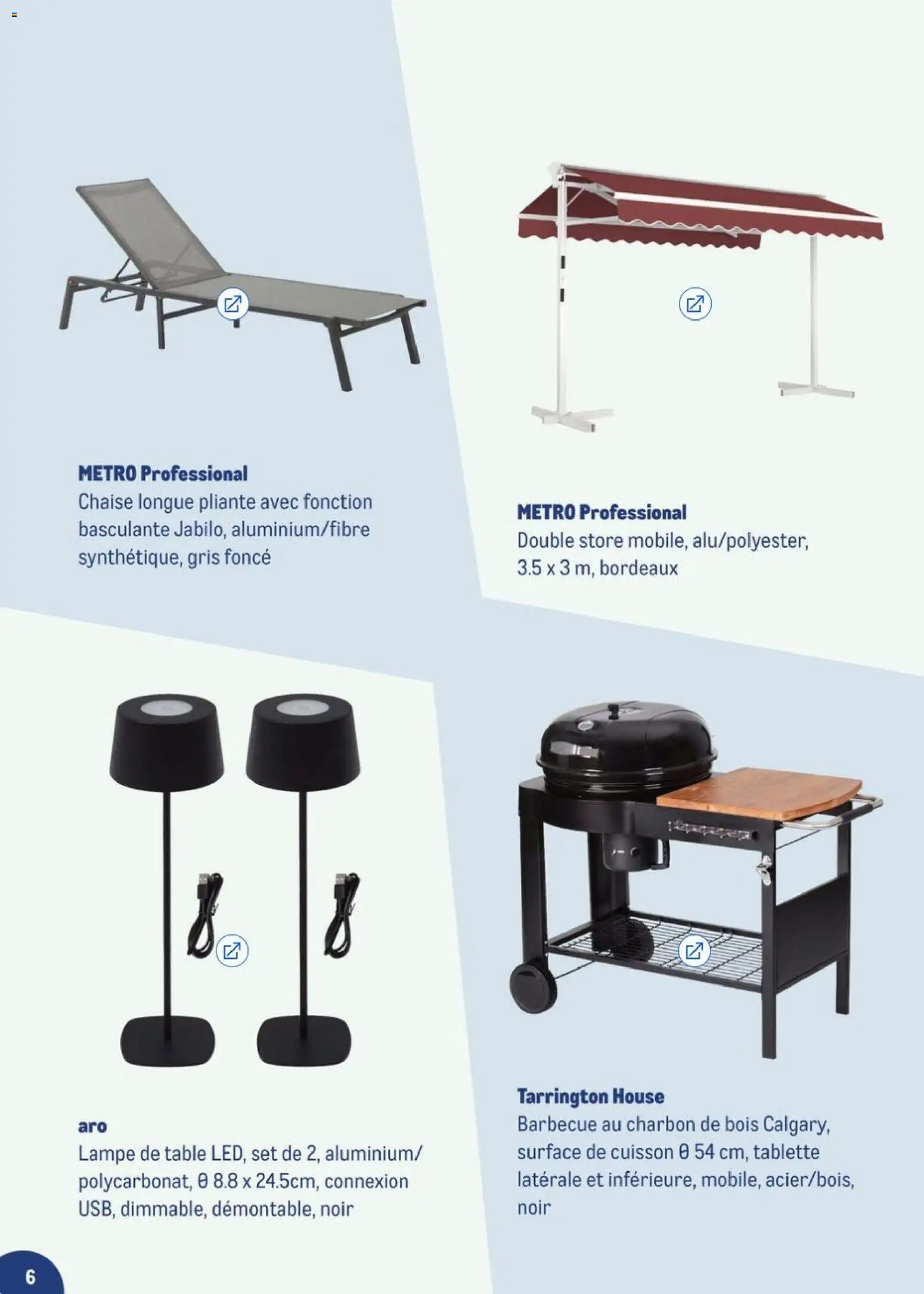 {H1} | Page: 6 | Produits: Tablette, Charbon De Bois, Barbecue, Store