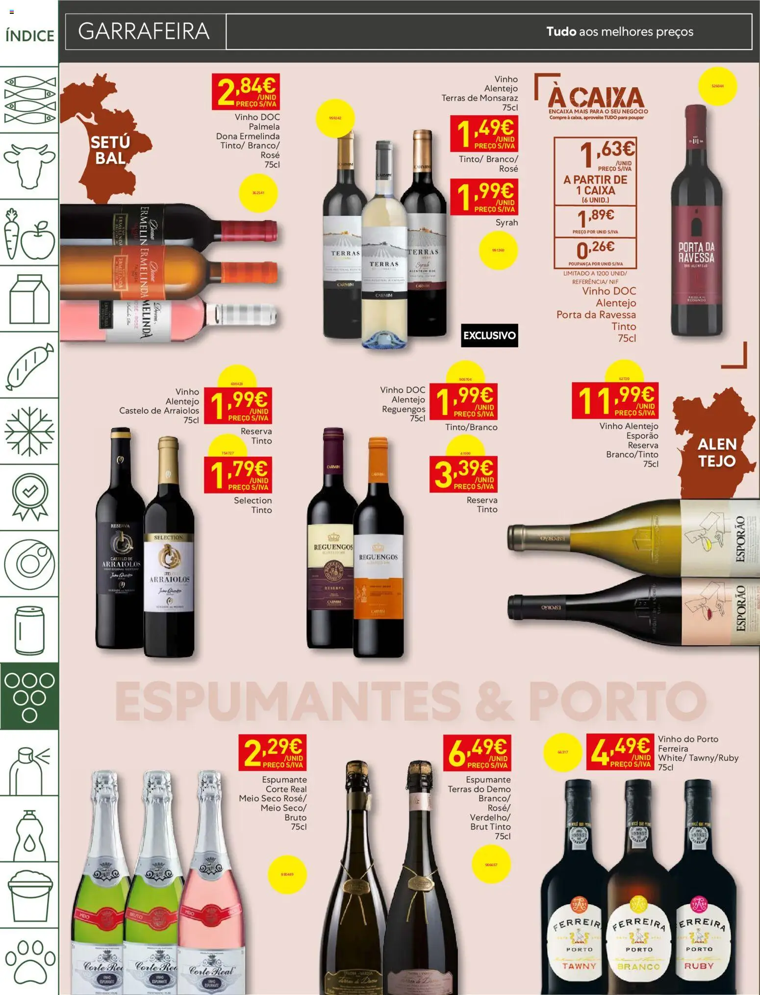 Recheio Folheto Madeira │ válido de 26.05.2026 | Página: 28 | Produtos: Porta, Espumante, Caixa, Vinho