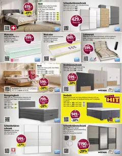 Otto's aktionen ab 29.09.2026 gültig | Seite: 8 | Produkte: Matratze, Lattenrost, Drehtürenschrank, Boxspringbett