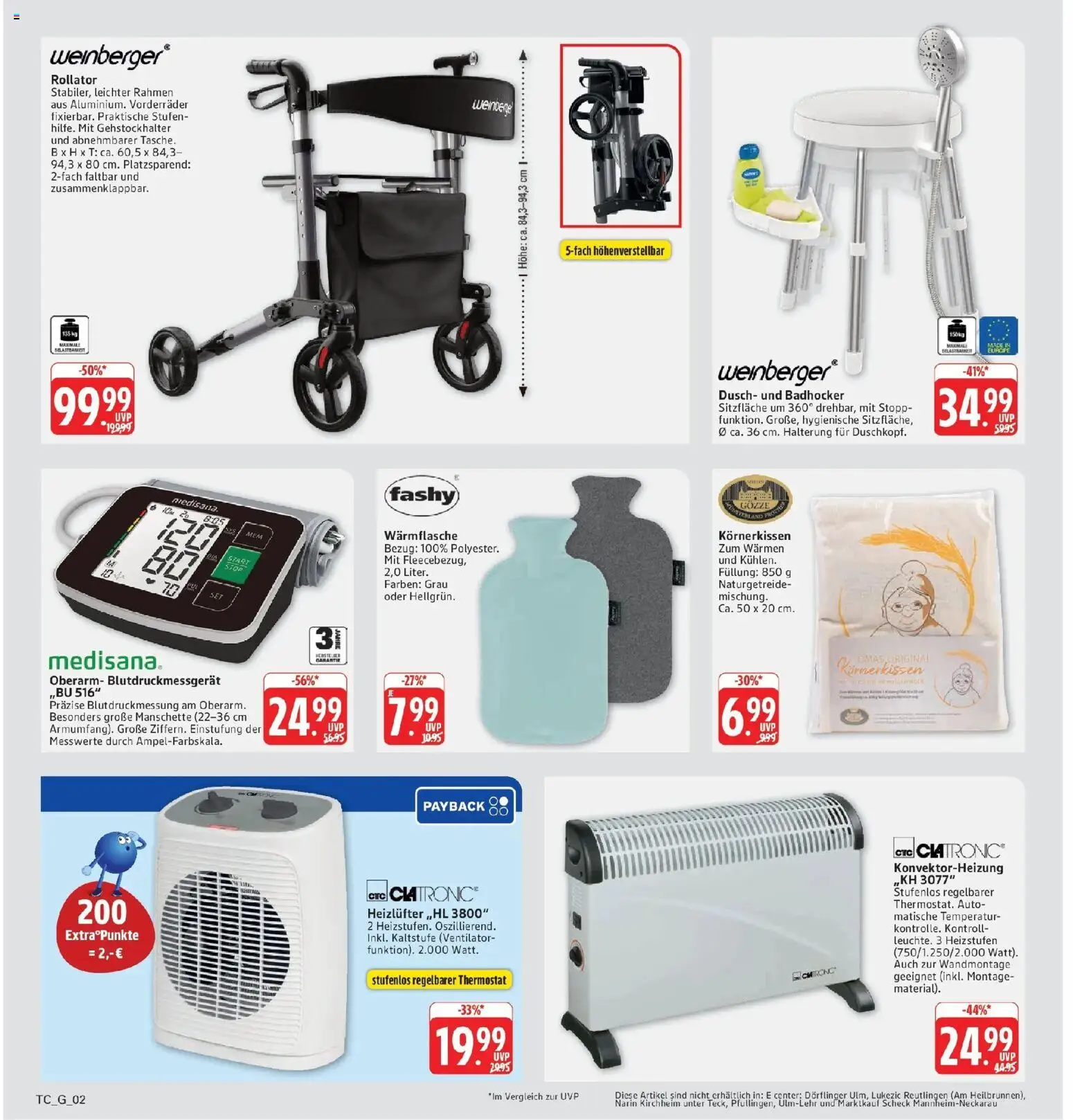Marktkauf Prospekt Kirchheim (ab 12.10.2026) » Angebote online | Seite: 32 | Produkte: Ventilator, Badhocker