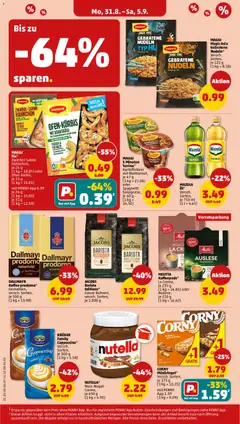 MAGGI Magic Asia Gebratene Nudeln*, MAGGI Magic Asia Gebratene Nudeln*, Verschiedene Sorten, je 121 g, (1 kg = 8.18) ab 31.08.2026 gültig | Seite: 26