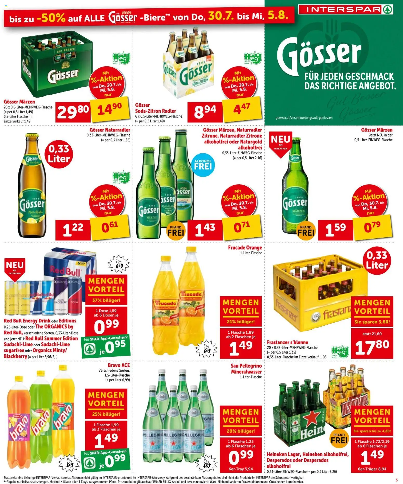 Interspar - Flugblatt gültig ab 30.07.2026 | Seite: 5 | Produkte: Zitrone
