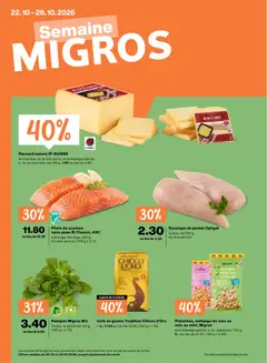 Migros aktionen FR ab 22.10.2026 gültig
