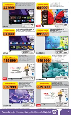 Auchan Műszaki cikk ajánlataink - amely érvényes a következő dátumtól: 04.06.2026 | Oldal: 7