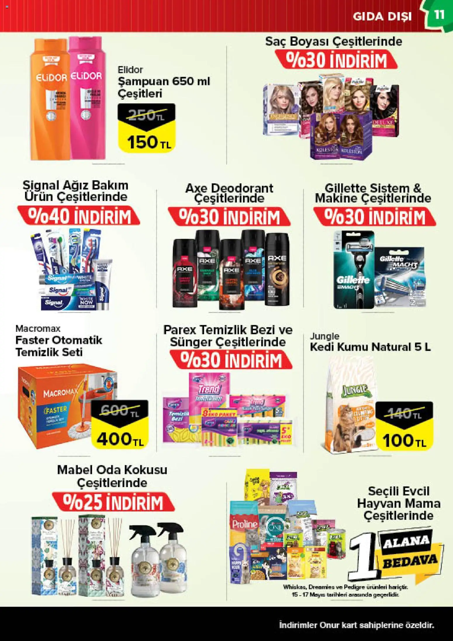 Onur Market Katalog - Bursa - 12.05.2026 tarihinden itibaren geçerlidir | Sayfa: 11