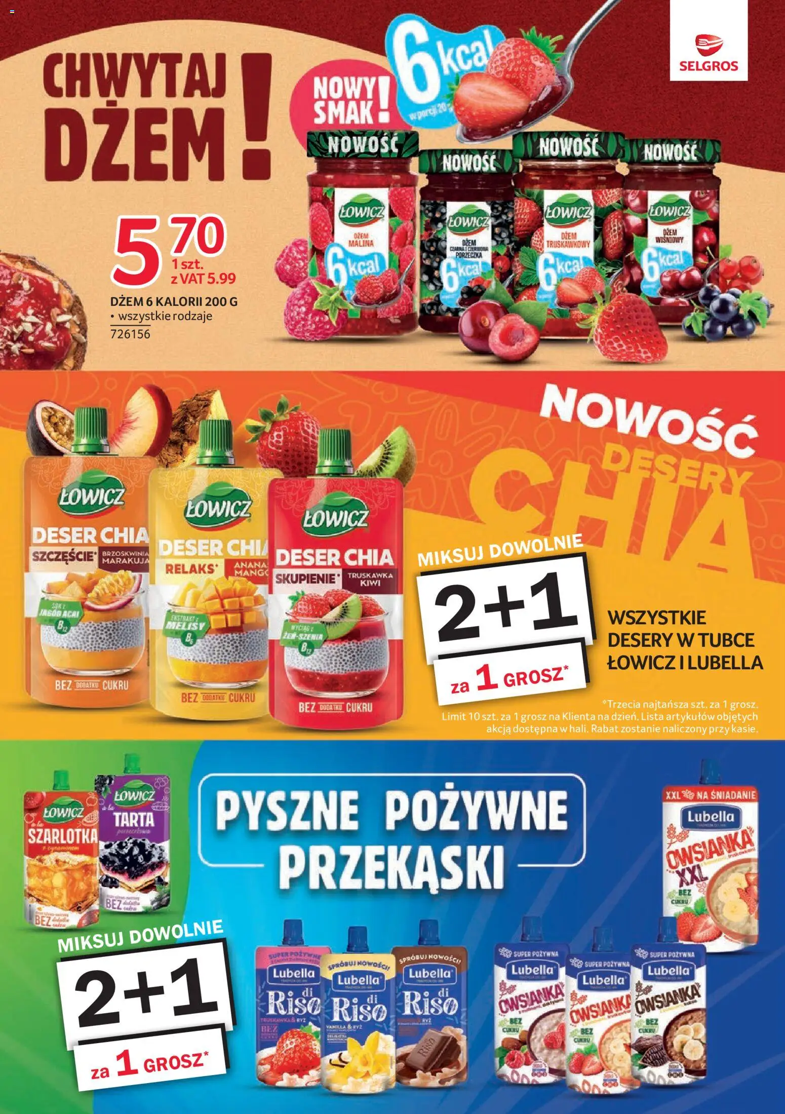Selgros cash&carry gazetka - Markowe produkty od 02.07.2026 | Strona: 11 | Produkty: Mango, Malina, Owsianka, Kiwi