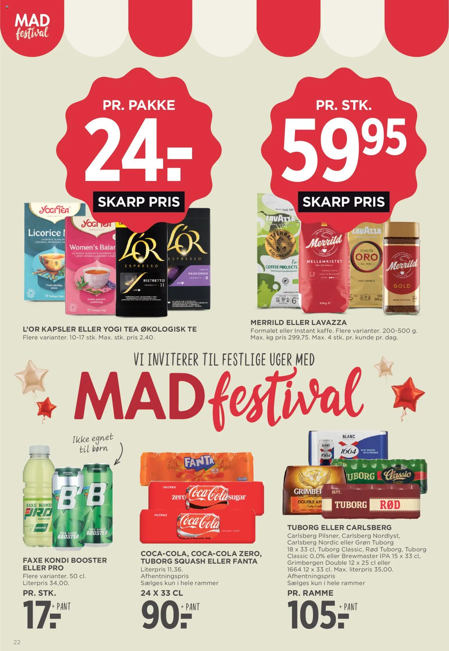 Meny tilbudsavis – gyldig fra 25/09/2026 | Side: 34 | Produkter: Rammer, Squash, Faxe Kondi, Tuborg Squash