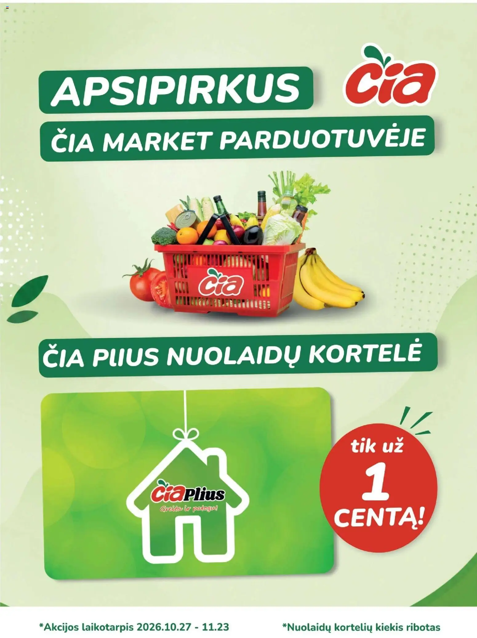 ČIA MARKET akcijos nuo 2026.10.27 | Puslapis: 10