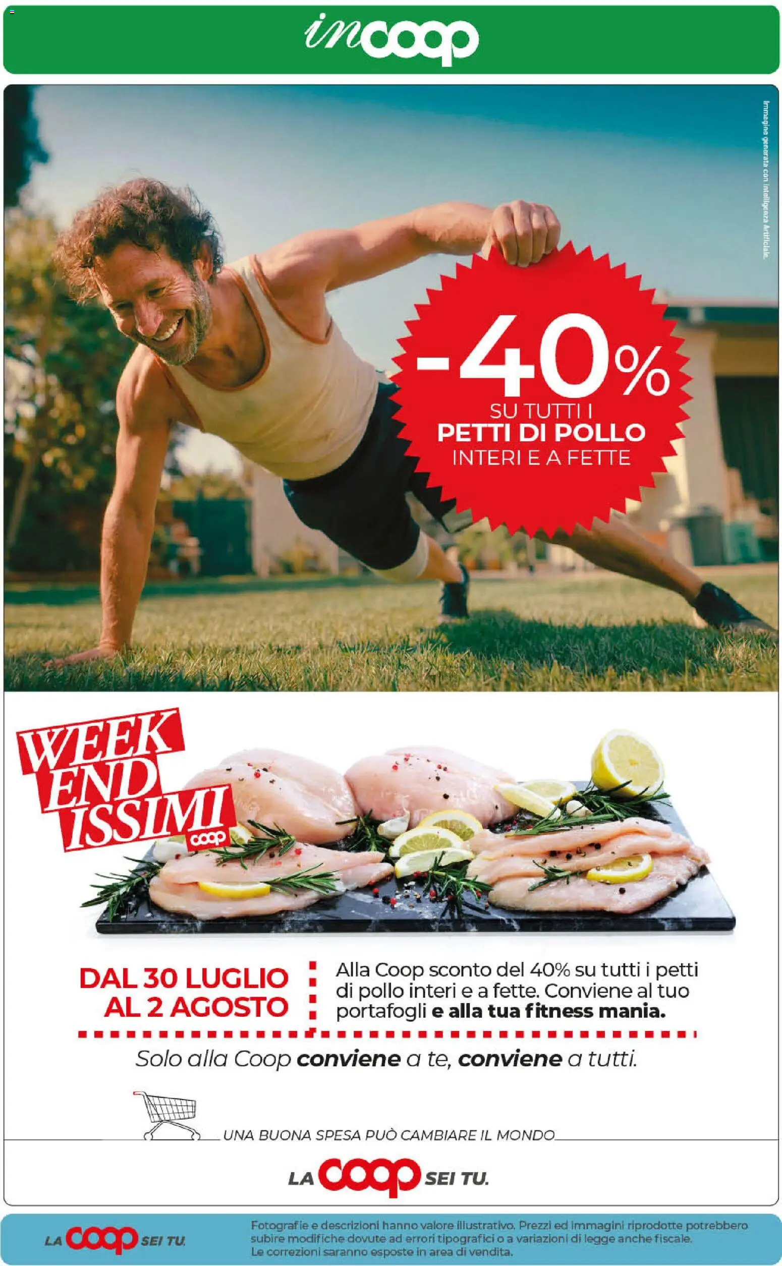 Volantino COOP del 31/07/2026 | Pagina: 20 | Prodotti: Pollo