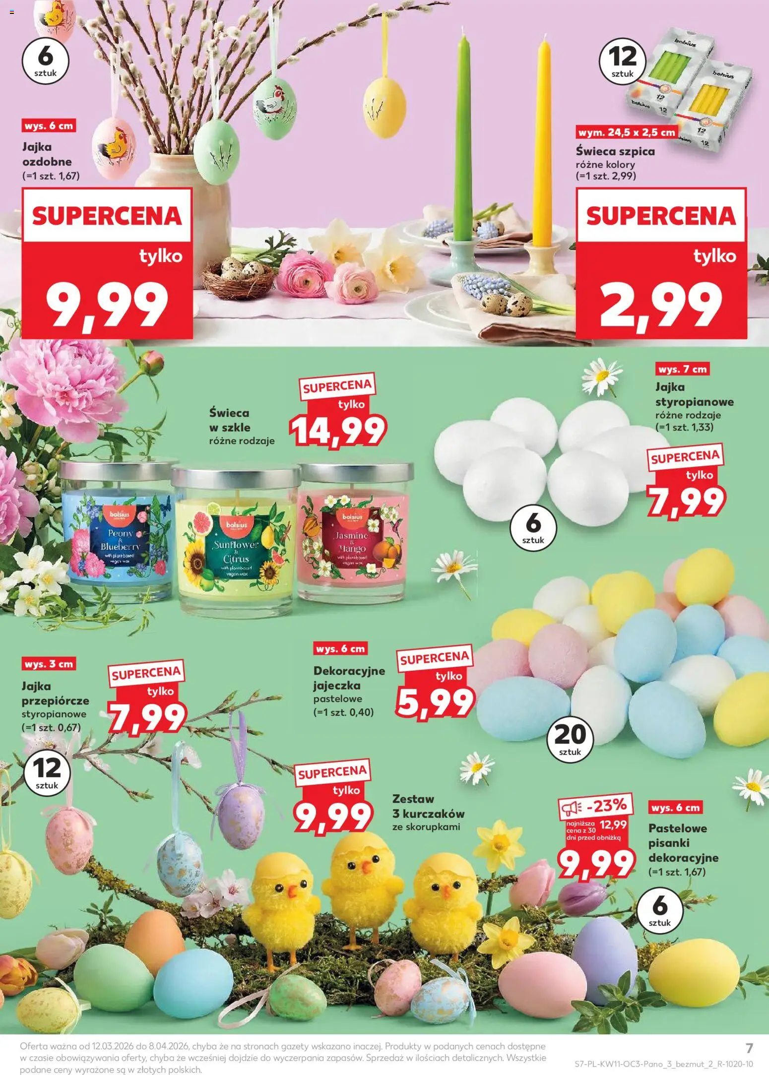 Kaufland Polsko leták - Dom gotowy na Wielkanoc od 12.03.2026 | Strana: 7