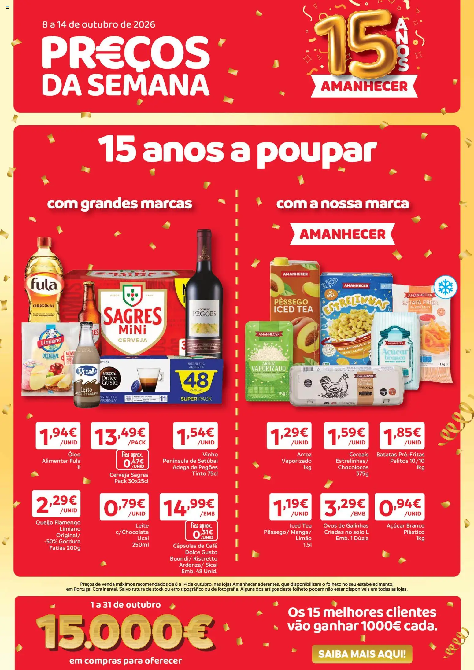 Amanhecer folheto │ válido de 08/10/2026 | Página: 1 | Produtos: Batata, Manga, Ovos, Arroz