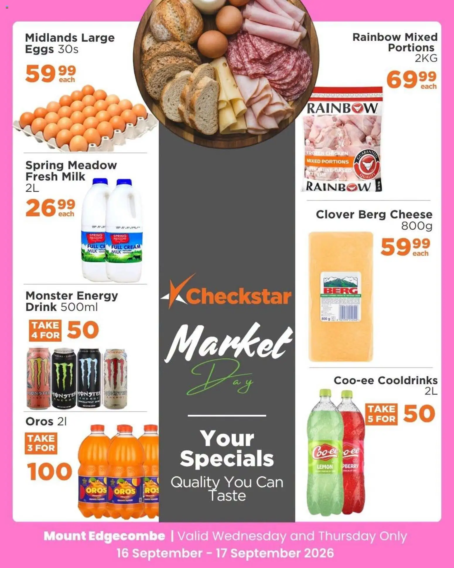 New Check Star catalogue – valid from 16/09/2026 | Page: 7 | Products: Milk, Cheese, Eggs, Chicken