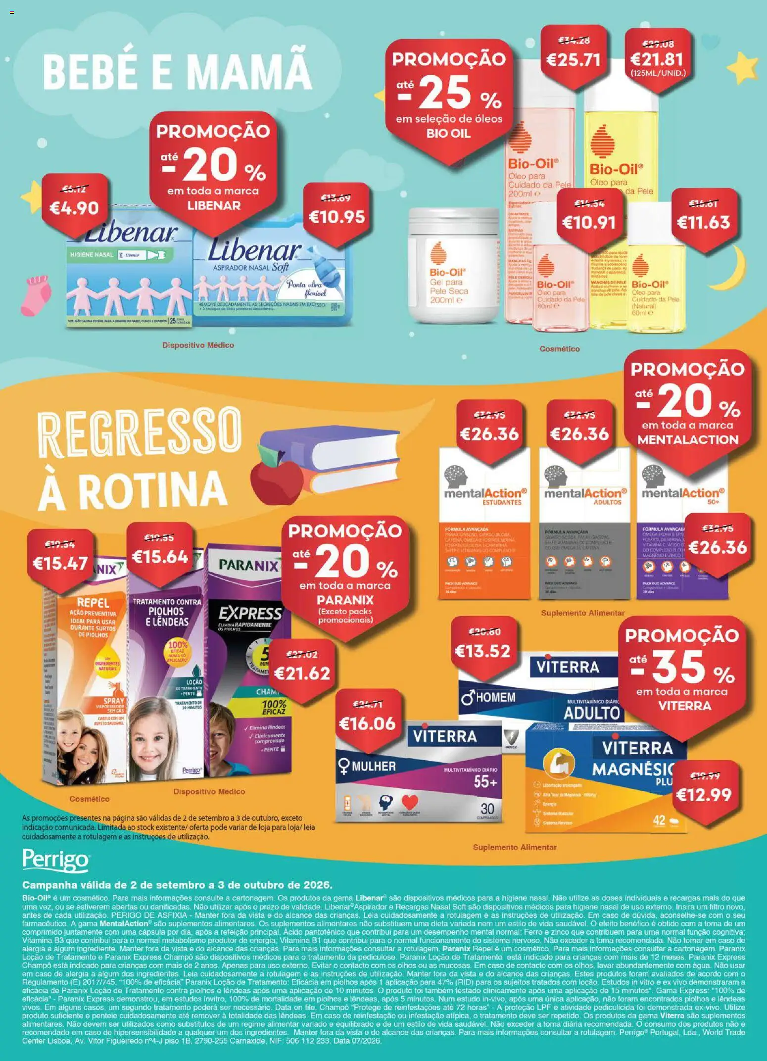 Auchan Revista Longevidade e Especial Bebe │ válido de 02/09/2026 | Página: 9 | Produtos: Pente, Champô, Ómega, Óleo