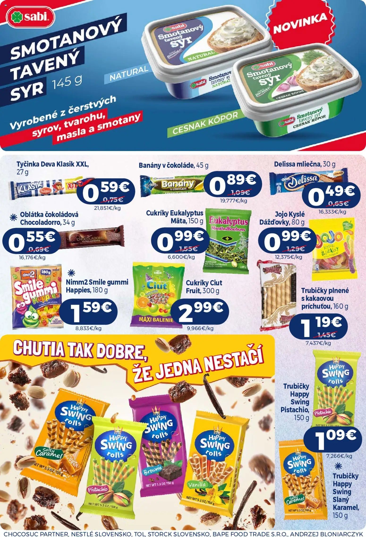Nové Milk Agro akcie – leták je platný od 10.06.2026 | Strana: 9 | Produkty: Syr, Banány, Cesnak, Cukríky