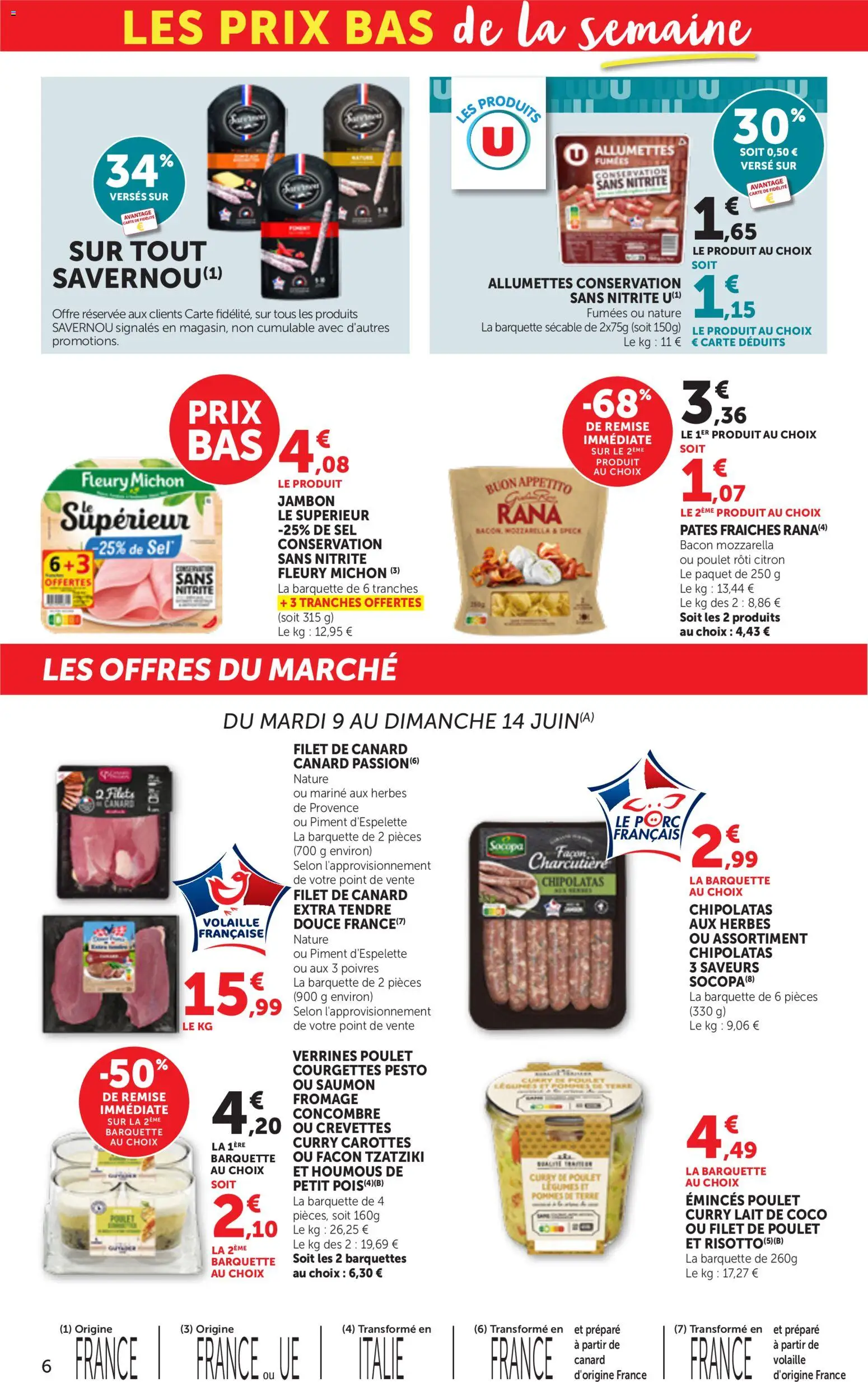 {H1} | Page: 6 | Produits: Volaille, Pesto, Pâtes fraîches, Pommes