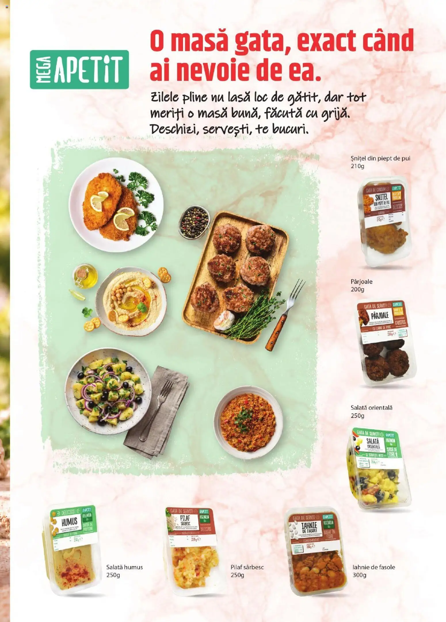 Noul catalog Mega Image – valabil de la 01.10.2026 | Pagină: 27 | Produse: Proteine, Masă, Pui, Salată