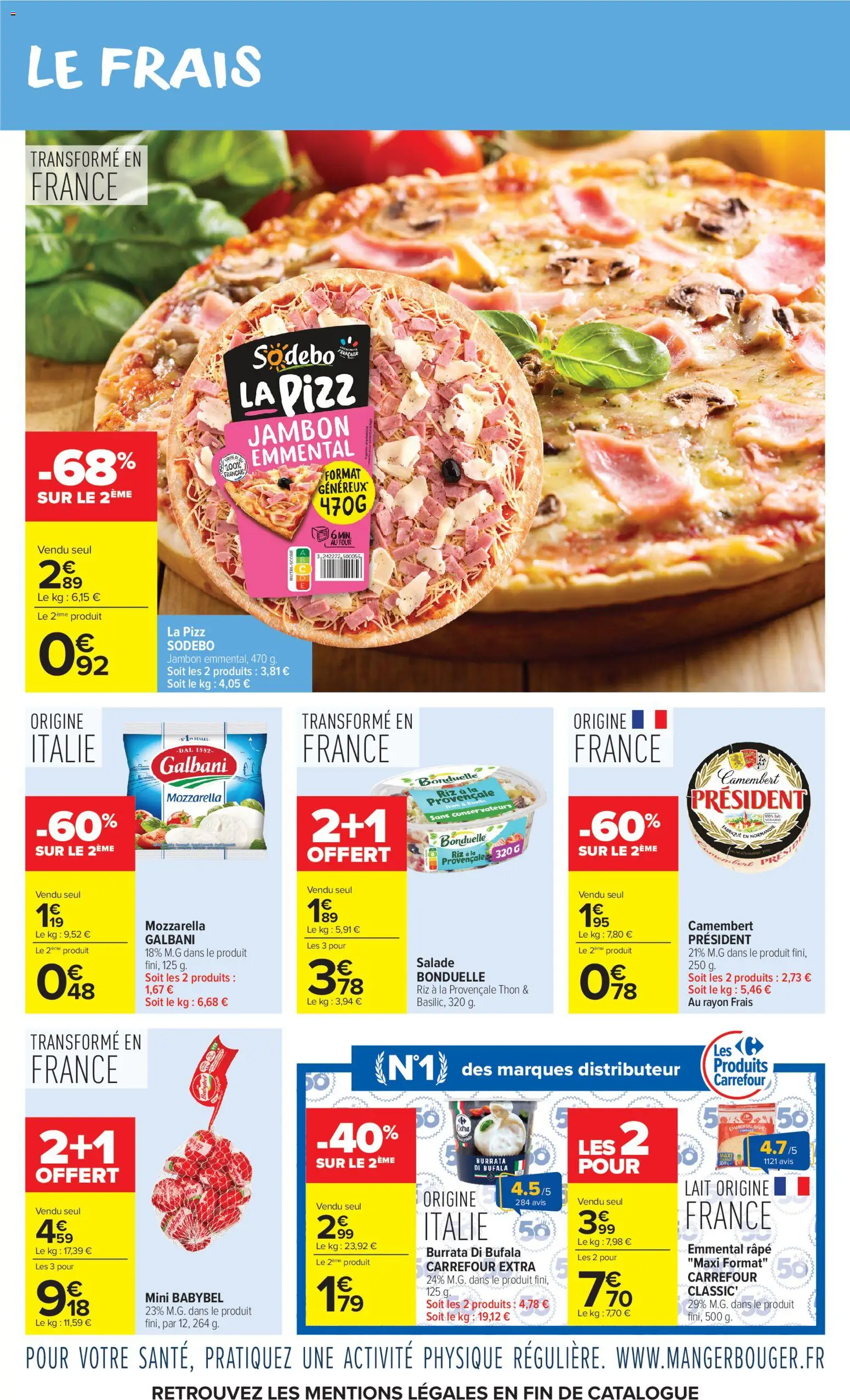 {H1} | Page: 6 | Produits: Mini Babybel, Burrata, Riz, Burrata di bufala