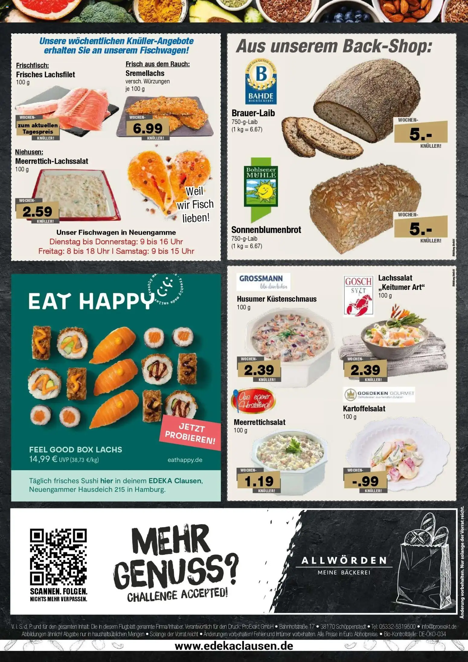 Edeka Prospekt Hamburg (ab 24.08.2026) » Angebote Online | Seite: 8 | Produkte: Mühle, Fisch, Lachs, Uhr